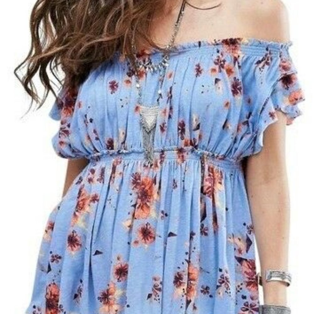 NWT Free People Womens Off the Shoulder Blouse Top